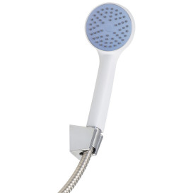 Смеситель для ванной Kroner KRM Fulda-W060 с душевым гарнитуром белый CV018080