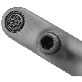 Смеситель для ванной Kroner KRM Linz-GRN060 с душевым гарнитуром серый CV034902