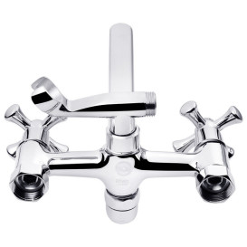 Змішувач для ванної кімнати Kroner KRM Rhein-C072 з душовим гарнітуром хром CV018076