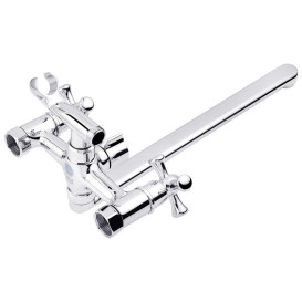 Смеситель для ванной Kroner KRM Rhein-C070 с душевым гарнитуром хром CV016435