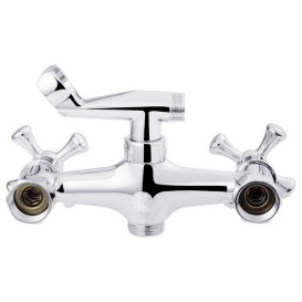 Смеситель для ванной Kroner KRM Rhein-C073 с душевым гарнитуром хром CV023571