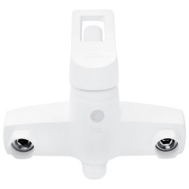 Змішувач для ванної кімнати Kroner KRM Zenda-W070 з душовим гарнітуром білий CV022959