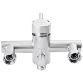 Змішувач для ванної кімнати Kroner KRP Edelstahl Klassisch-ESG070 з душовим гарнітуром нікель CV022997