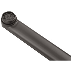 Смеситель для ванной Kroner KRP Graz-GRP070 с душевым гарнитуром графит CV031334