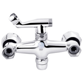 Смеситель для ванной Kroner KRP Hamburg-C070 с душевым гарнитуром хром CV012067