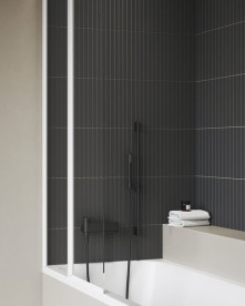 Смеситель для ванной Ravak Chrome II однорычажный черный X070463