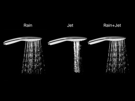 Змішувач для ванної кімнати Ravak Classic з душовим гарнітуром хром X07S117