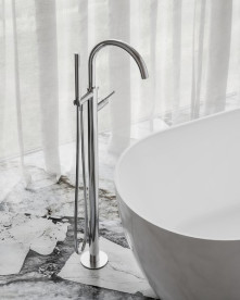 Змішувач для ванної кімнати Ravak Espirit підлоговий з душовим гарнітуром хром X070499