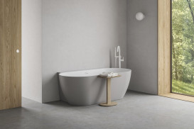 Смеситель для ванной Ravak Espirit напольный с душевым гарнитуром белый матовый X070500