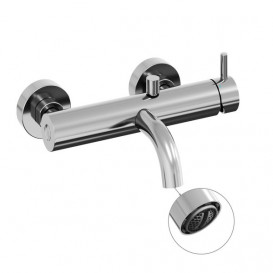 Смеситель для ванной Ravak Espirit настенный однорычажный хром X070199