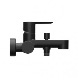 Смеситель для ванной Ravak Puri PU 022.21 настенный однорычажный черный X070192