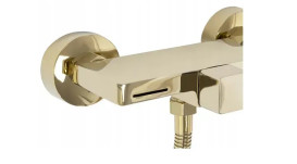 Смеситель для ванной Rea Berg однорычажный с душевым гарнитуром золото REA-B2043