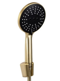 Смеситель для ванной Rea Clif однорычажный с душевым гарнитуром матовое золото REA-B4242