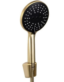 Смеситель для ванной Rea Foss однорычажный с душевым гарнитуром матовое золото REA-B5112