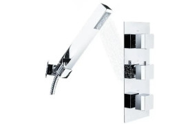 Змішувач для ванної Rea Hyper з душовим гарнітуром хром REA-B2059