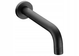 Змішувач для ванної кімнати Rea Lungo одноважільний з душовим гарнітуром чорний REA-P6300