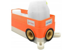 Змішувач для ванної кімнати Rea Lungo одноважільний з душовим гарнітуром чорний REA-P6300