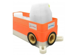 Змішувач для ванної кімнати Rea Lungo одноважільний з душовим гарнітуром рожеве золото REA-B6930