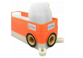 Смеситель для ванной Rea Lungo однорычажный с душевым гарнитуром белый матовый REA-B6440