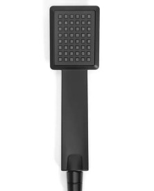 Смеситель для ванной Rea Luppo однорычажный с душевым гарнитуром черный REA-B5770