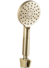Смеситель для ванной Rea Marco однорычажный с душевым гарнитуром матовое золото REA-B5942
