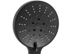 Смеситель для ванной Rea Polo однорычажный с душевым гарнитуром черный/золото REA-B9979