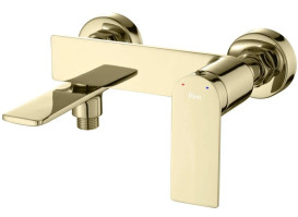 Смеситель для ванной Rea Storm однорычажный с душевым гарнитуром золото REA-B9985