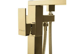 Змішувач для ванної Rea Tery з душовим гарнітуром золото REA-B5306