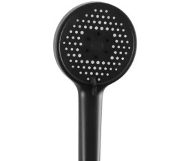 Змішувач для ванної кімнати Rea Verso одноважільний з душовим гарнітуром чорний REA-B7903