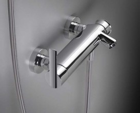 Змішувач для ванної Tres Lex-tres одноважільний з ручним душем хром 181474