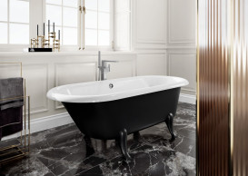 Смеситель для ванной Villeroy & Boch Mettlach напольный однорычажный хром TVT12600300061