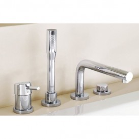 Змішувач для ванни Grohe Concetto New на 4 отвори з ручним душем і перемикачем хром 19576002