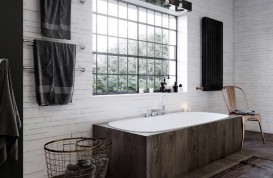 Смеситель для ванны Kludi Ameo двухрычажный на 4 отверстия 414240575