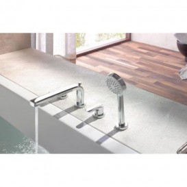 Смеситель для ванны и душа Kludi TERCIO на 4 отверстия хром 384230575