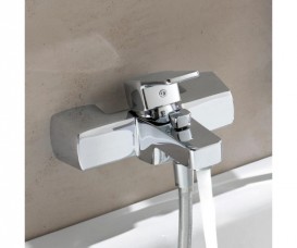 Смеситель для ванны Kludi Q-Beo однорычажный хром 504430565