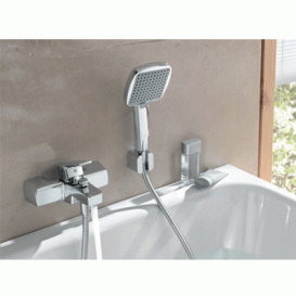 Смеситель для ванны Kludi Q-Beo однорычажный хром 504430565