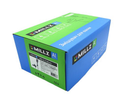 Смеситель для ванны Millz однорычажный с душевым гарнитуром черный MRS-AL-F1(Black)