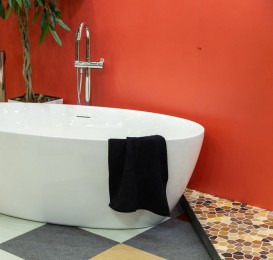 Змішувач для ванни стоїть окремо Volle змішувач з ручним душем хром 12-33-100