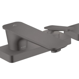 Смеситель на борт ванны Hansgrohe Axor Citterio C на 3 отверстия матовый черный хром 49430340