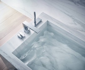 Змішувач на борт ванни Hansgrohe Axor Edge з алмазної огранюванням хром 46431000