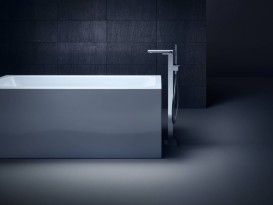 Смеситель для ванной Hansgrohe Axor MyEdition хром/чёрное стекло 47440600