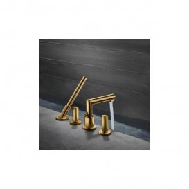Смеситель на борт ванны Hansgrohe Axor Uno  на 4 отверстия золото 45444930
