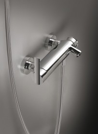 Смеситель однорычажный с душем для ванны Tres коллекция Lex-Tres хром 181474