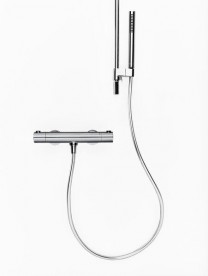 Смеситель термостатический для душа Ravak Puri PU 033.00/150 настенный латунь хром X070116