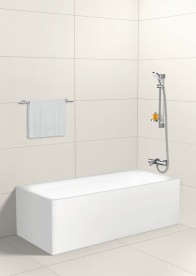 Змішувач з термостатом двухвентильний для ванни Hansgrohe колекція Ecostat 1001 CL хром 13201000