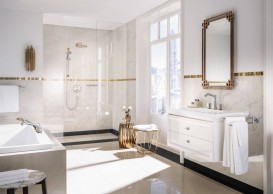 Смеситель скрытый (встраиваемый) Hansgrohe коллекция Metropol Classic хром/золото 31345090