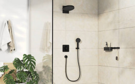 Змішувач прихованого монтажу Hansgrohe DuoTurn Q2 споживача матовий чорний 75414670