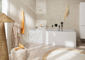 Змішувач прихованого монтажу Hansgrohe DuoTurn S 2 споживача матовий чорний 75418670