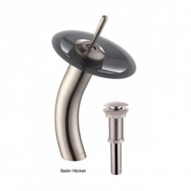 Смеситель водопад для раковины Kraus Single сатин KGW-1700SN