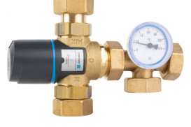 Смесительный модуль Afriso BTU 501 для теплого пола с клапаном ATM насос Grundfos UPM3 Auto 9050110